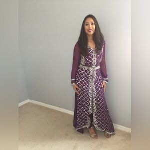 Elegant Purple Women's Dress